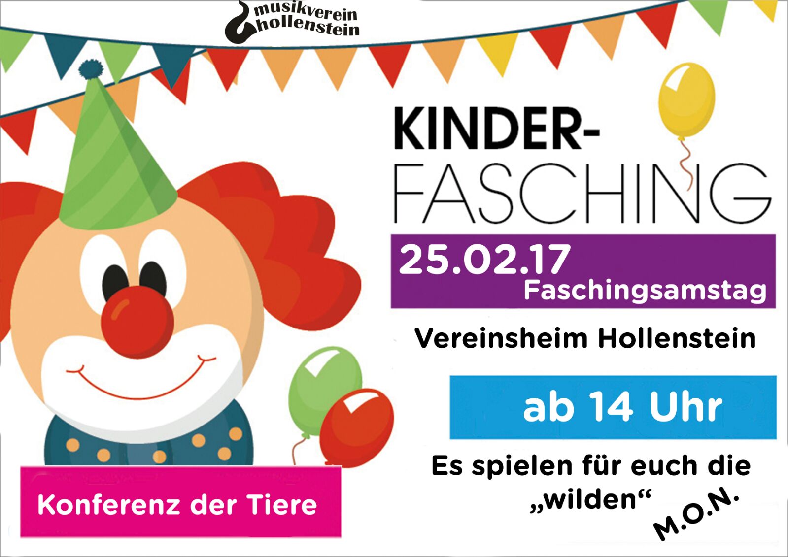 Kinderfasching 2017